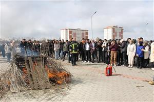 Fakültemizde Yangın Güvenliği ve Tahliye Eğitimi Yapıldı